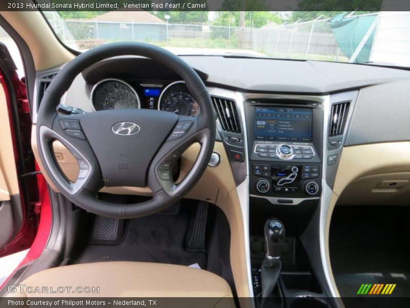 Dashboard of 2013 Sonata Hybrid Limited