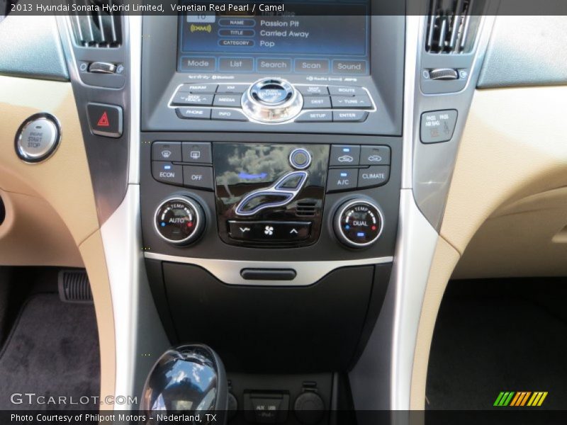 Controls of 2013 Sonata Hybrid Limited