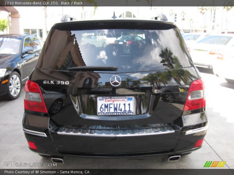 Black / Black 2010 Mercedes-Benz GLK 350