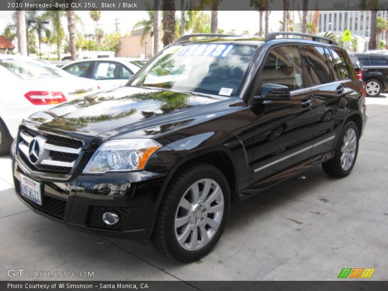 Black / Black 2010 Mercedes-Benz GLK 350