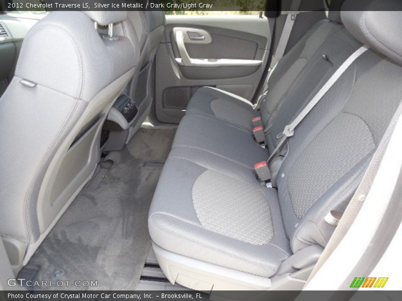 Silver Ice Metallic / Dark Gray/Light Gray 2012 Chevrolet Traverse LS