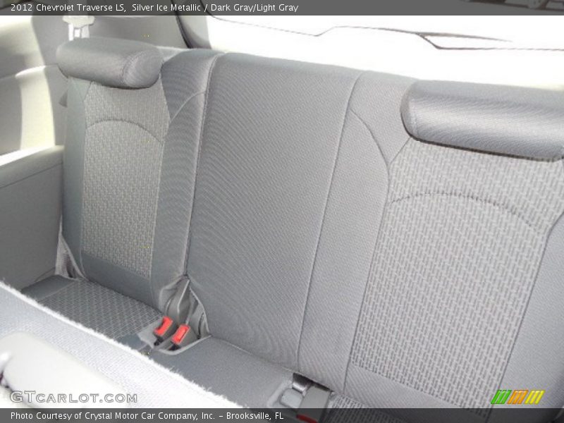Silver Ice Metallic / Dark Gray/Light Gray 2012 Chevrolet Traverse LS