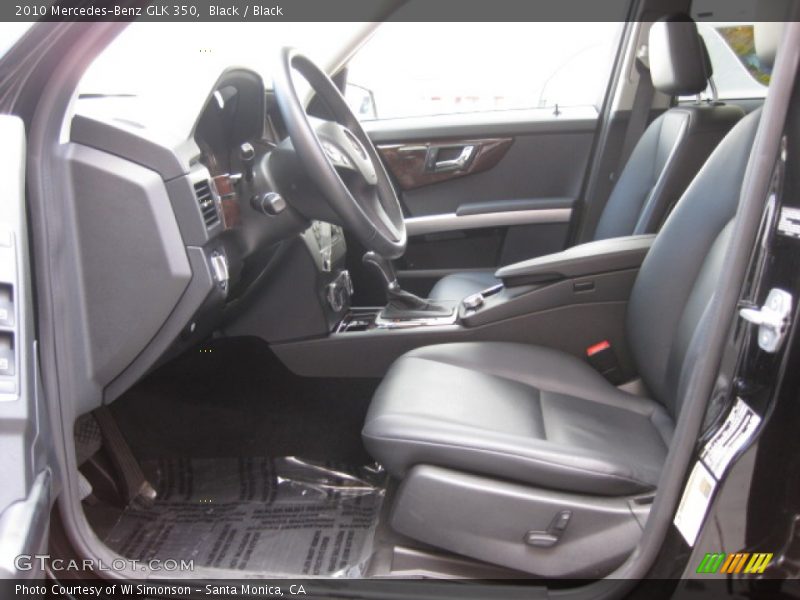 Black / Black 2010 Mercedes-Benz GLK 350