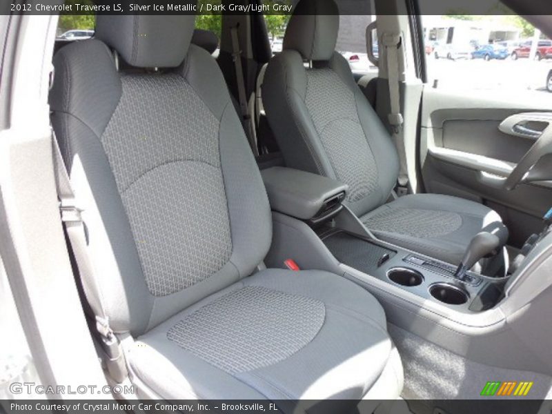 Silver Ice Metallic / Dark Gray/Light Gray 2012 Chevrolet Traverse LS