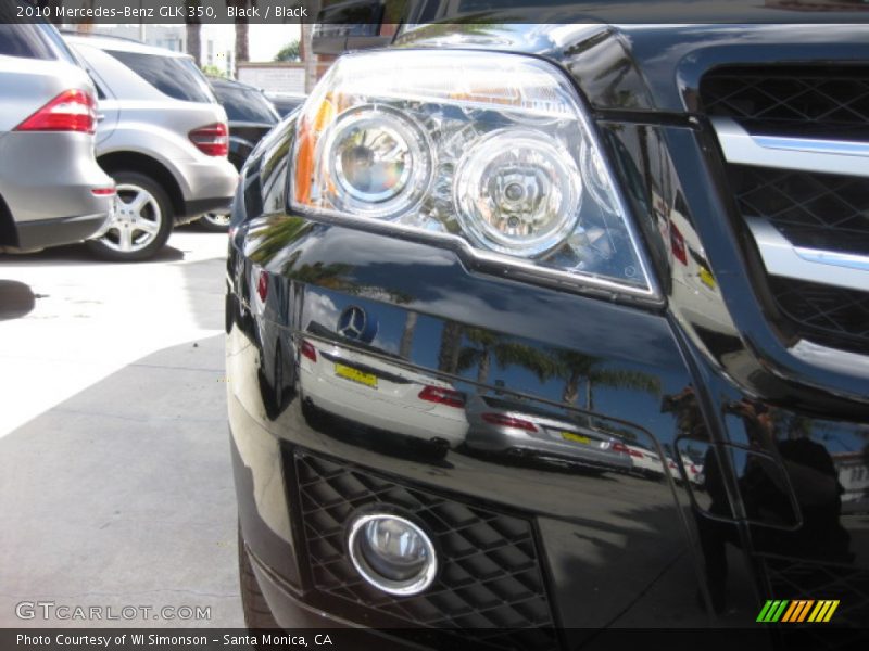 Black / Black 2010 Mercedes-Benz GLK 350