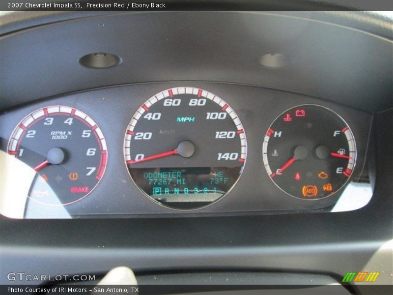 Precision Red / Ebony Black 2007 Chevrolet Impala SS