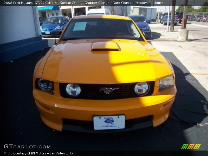 Grabber Orange / Dark Charcoal/Medium Parchment 2008 Ford Mustang GT/CS California Special Coupe