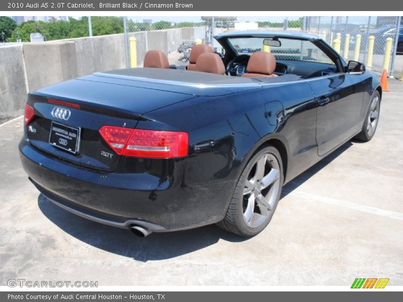 Brilliant Black / Cinnamon Brown 2010 Audi A5 2.0T Cabriolet