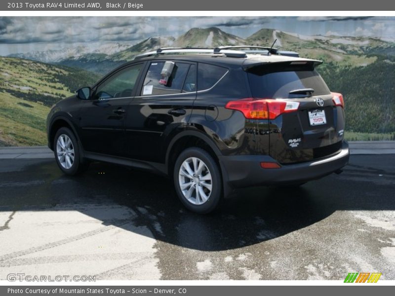 Black / Beige 2013 Toyota RAV4 Limited AWD