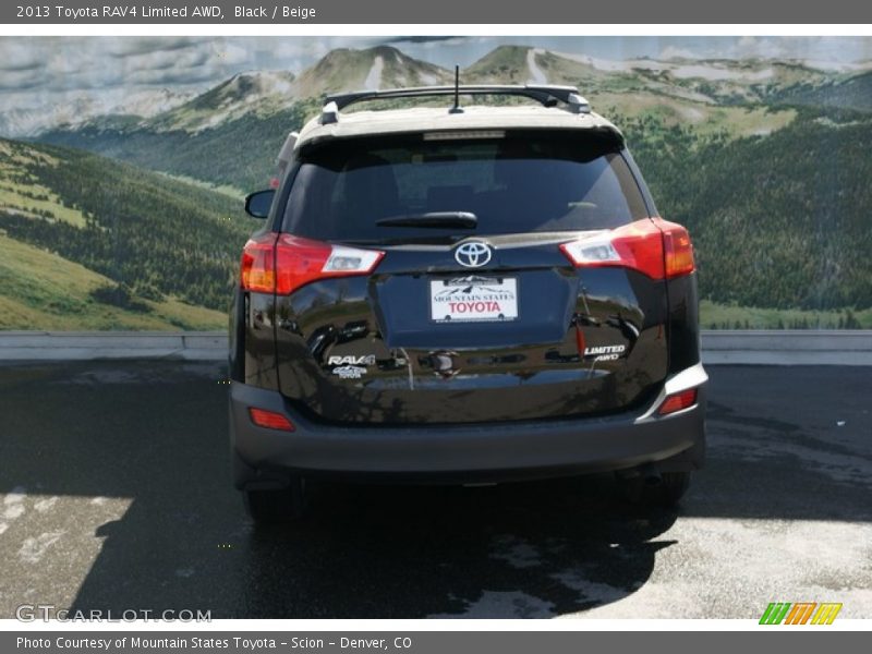 Black / Beige 2013 Toyota RAV4 Limited AWD