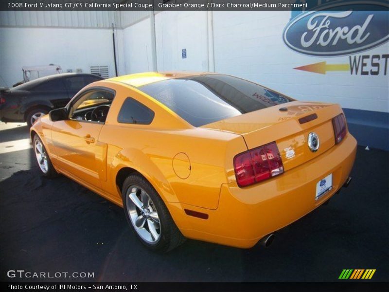 Grabber Orange / Dark Charcoal/Medium Parchment 2008 Ford Mustang GT/CS California Special Coupe