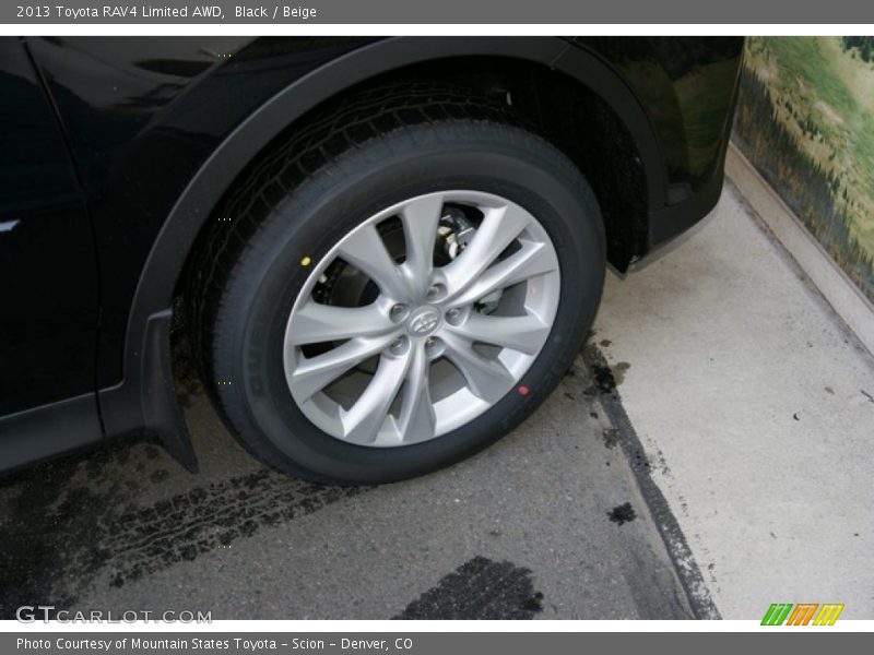 Black / Beige 2013 Toyota RAV4 Limited AWD