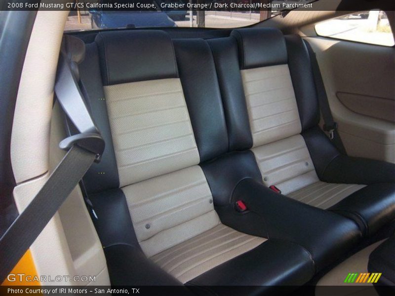 Rear Seat of 2008 Mustang GT/CS California Special Coupe