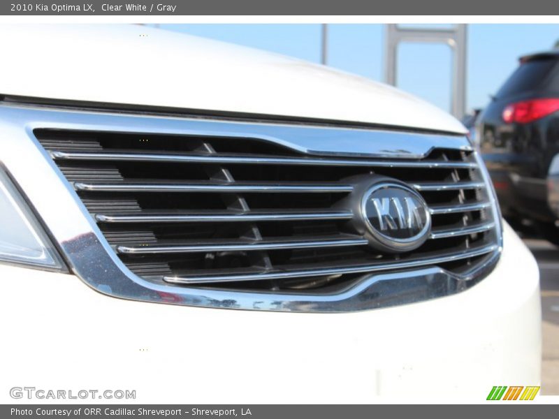 Clear White / Gray 2010 Kia Optima LX