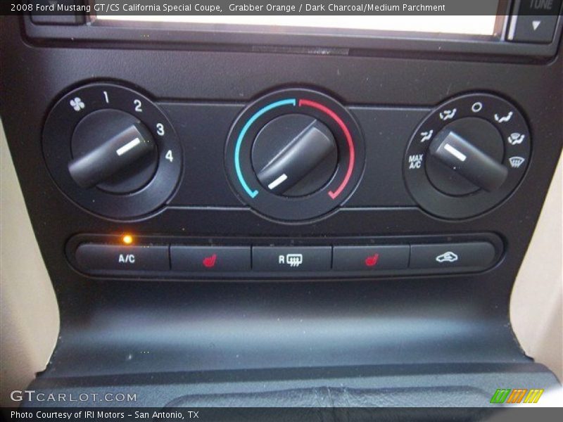 Grabber Orange / Dark Charcoal/Medium Parchment 2008 Ford Mustang GT/CS California Special Coupe