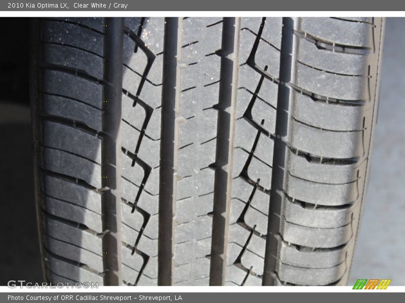 Clear White / Gray 2010 Kia Optima LX