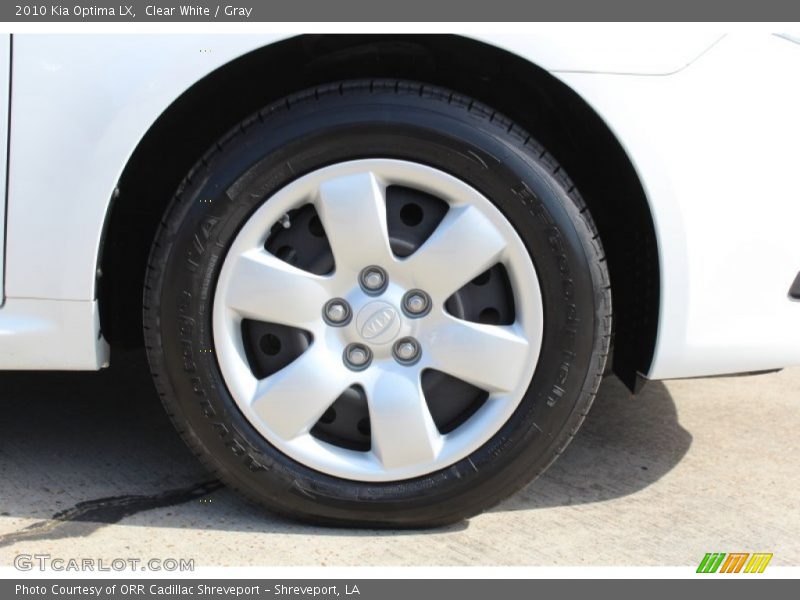 Clear White / Gray 2010 Kia Optima LX
