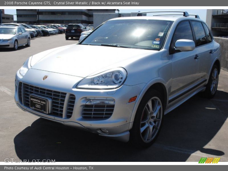 Crystal Silver Metallic / Black w/ Alcantara Seat Inlay 2008 Porsche Cayenne GTS