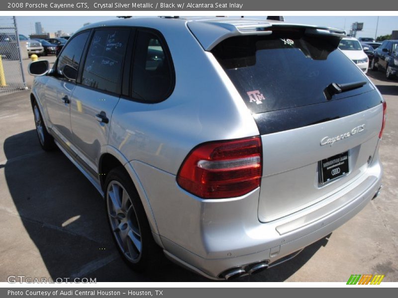 Crystal Silver Metallic / Black w/ Alcantara Seat Inlay 2008 Porsche Cayenne GTS