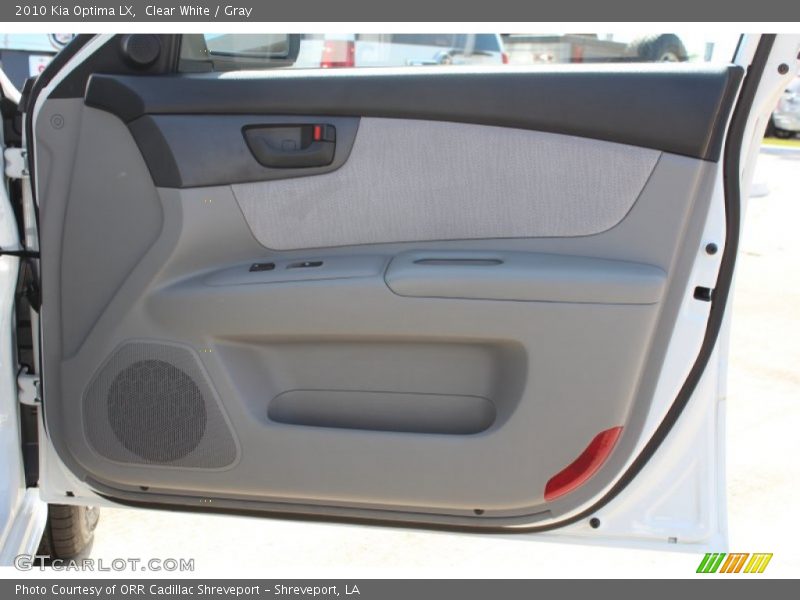 Clear White / Gray 2010 Kia Optima LX