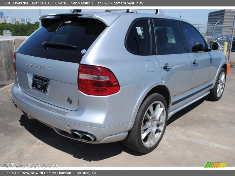 Crystal Silver Metallic / Black w/ Alcantara Seat Inlay 2008 Porsche Cayenne GTS