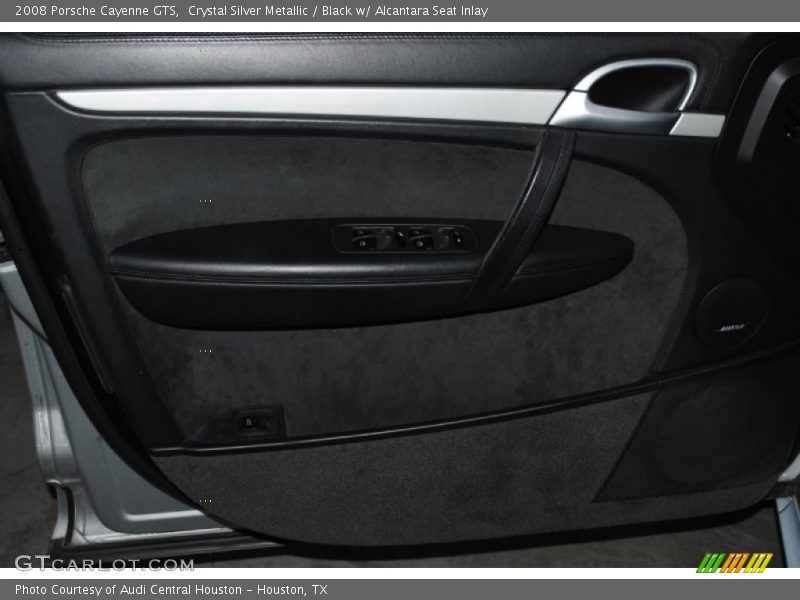 Crystal Silver Metallic / Black w/ Alcantara Seat Inlay 2008 Porsche Cayenne GTS