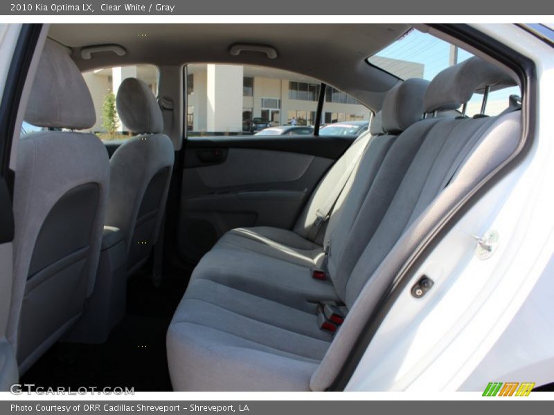 Clear White / Gray 2010 Kia Optima LX