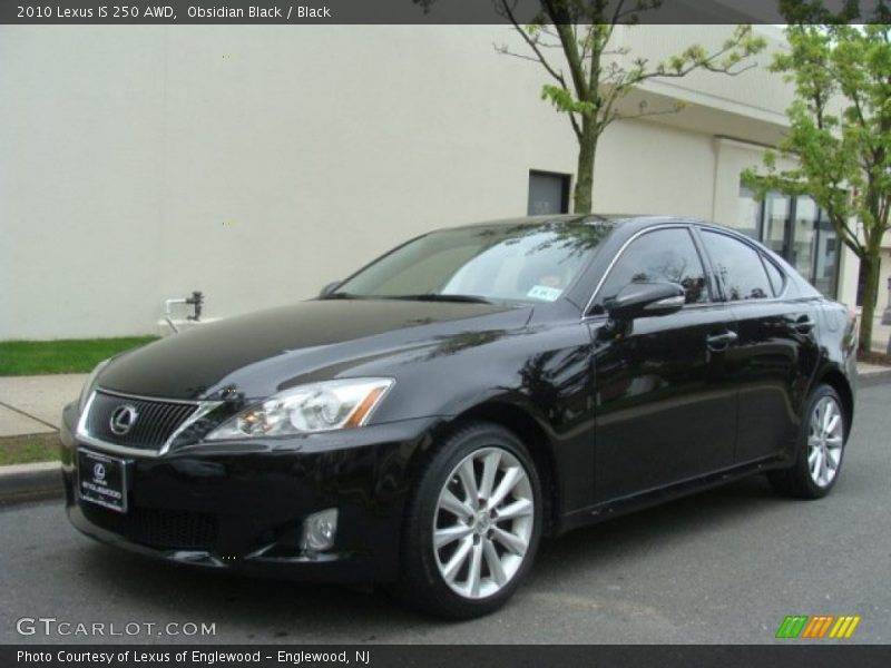 Obsidian Black / Black 2010 Lexus IS 250 AWD