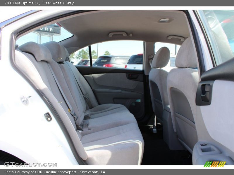 Clear White / Gray 2010 Kia Optima LX