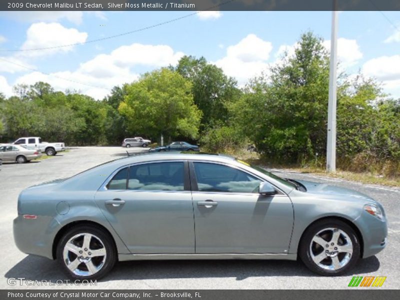  2009 Malibu LT Sedan Silver Moss Metallic