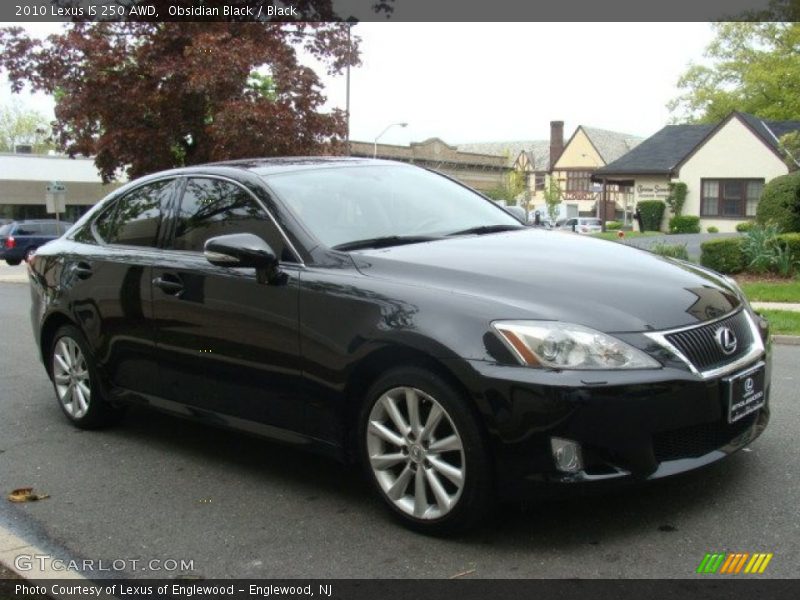 Obsidian Black / Black 2010 Lexus IS 250 AWD