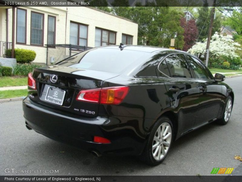 Obsidian Black / Black 2010 Lexus IS 250 AWD