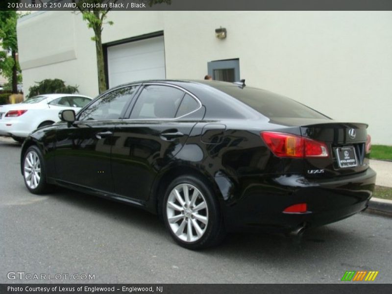 Obsidian Black / Black 2010 Lexus IS 250 AWD