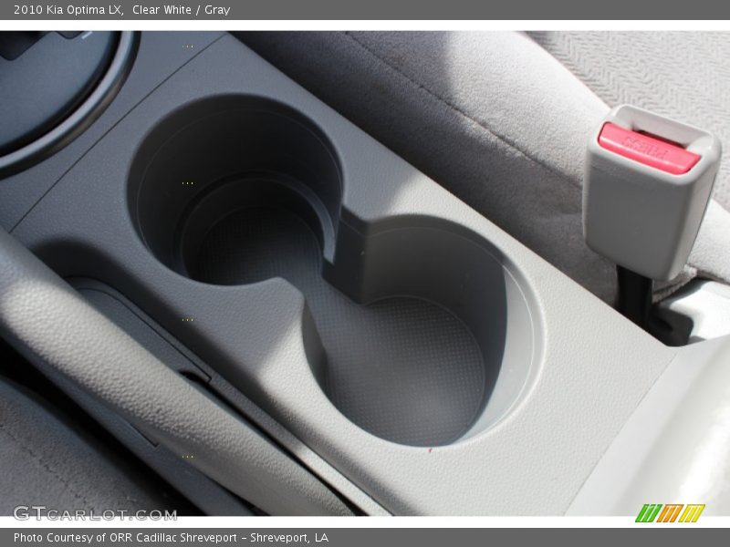 Clear White / Gray 2010 Kia Optima LX