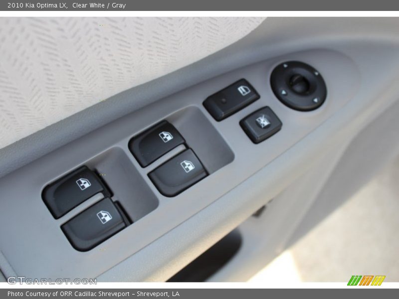 Clear White / Gray 2010 Kia Optima LX