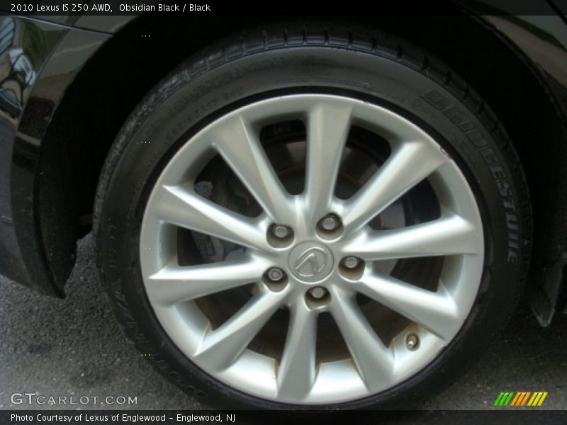 Obsidian Black / Black 2010 Lexus IS 250 AWD