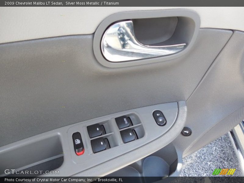 Silver Moss Metallic / Titanium 2009 Chevrolet Malibu LT Sedan