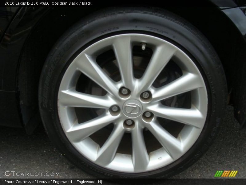 Obsidian Black / Black 2010 Lexus IS 250 AWD
