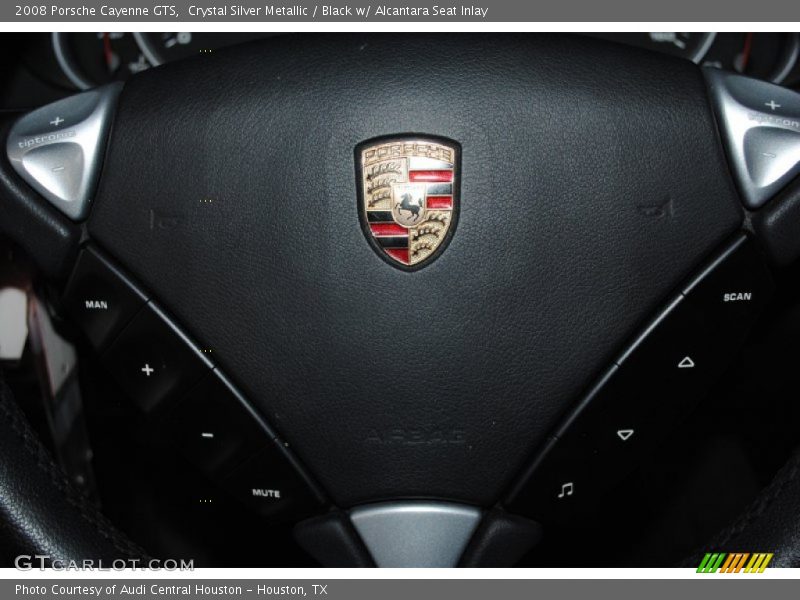 Crystal Silver Metallic / Black w/ Alcantara Seat Inlay 2008 Porsche Cayenne GTS