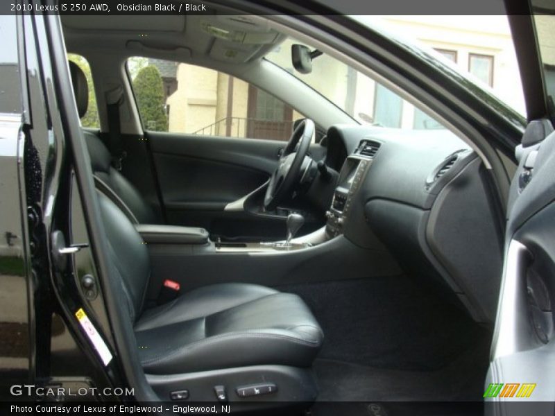 Obsidian Black / Black 2010 Lexus IS 250 AWD