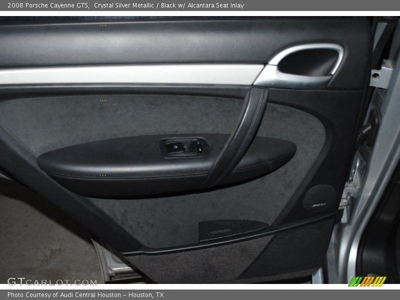 Crystal Silver Metallic / Black w/ Alcantara Seat Inlay 2008 Porsche Cayenne GTS