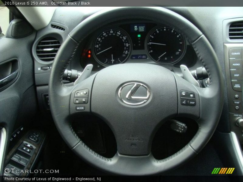 Obsidian Black / Black 2010 Lexus IS 250 AWD