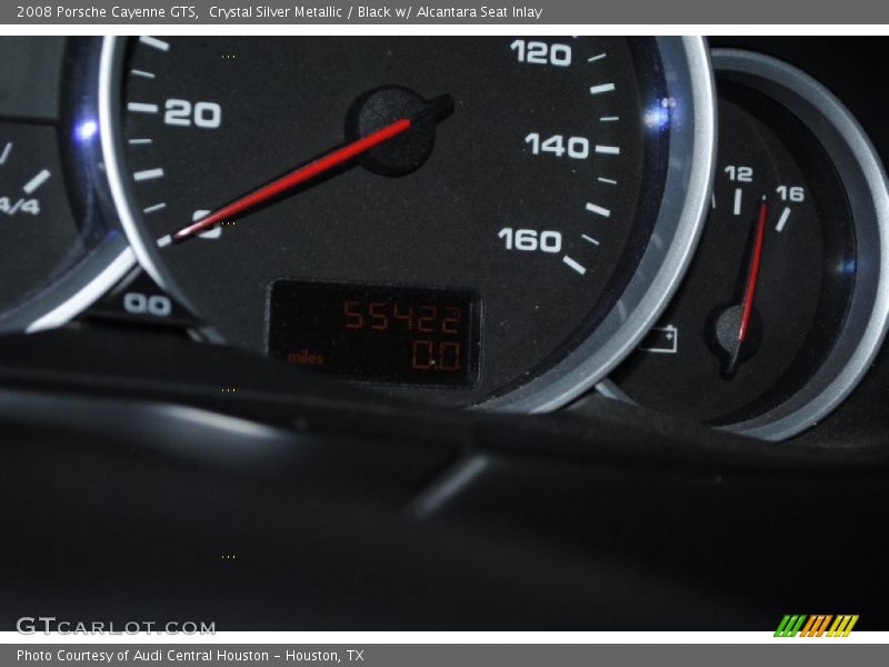 Crystal Silver Metallic / Black w/ Alcantara Seat Inlay 2008 Porsche Cayenne GTS