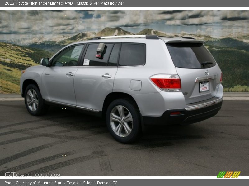 Classic Silver Metallic / Ash 2013 Toyota Highlander Limited 4WD