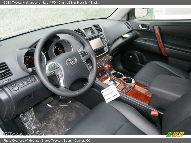 Classic Silver Metallic / Black 2013 Toyota Highlander Limited 4WD