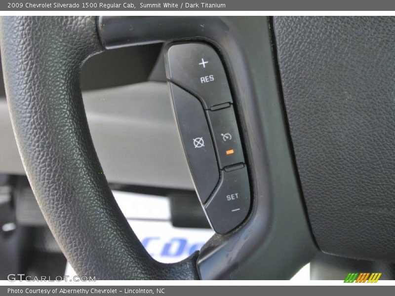 Summit White / Dark Titanium 2009 Chevrolet Silverado 1500 Regular Cab