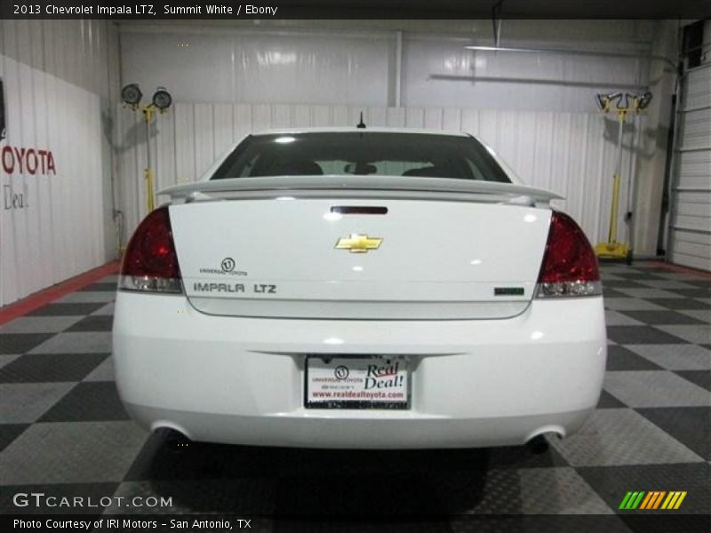 Summit White / Ebony 2013 Chevrolet Impala LTZ