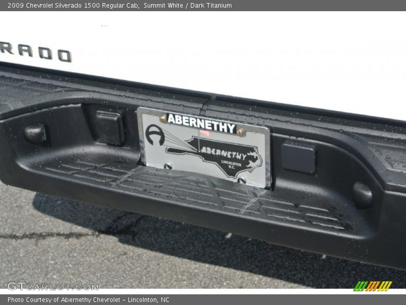 Summit White / Dark Titanium 2009 Chevrolet Silverado 1500 Regular Cab
