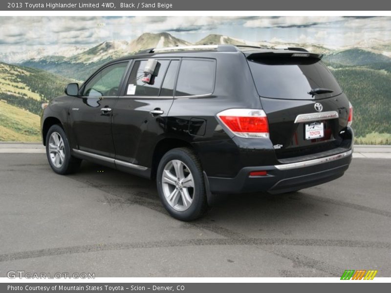 Black / Sand Beige 2013 Toyota Highlander Limited 4WD