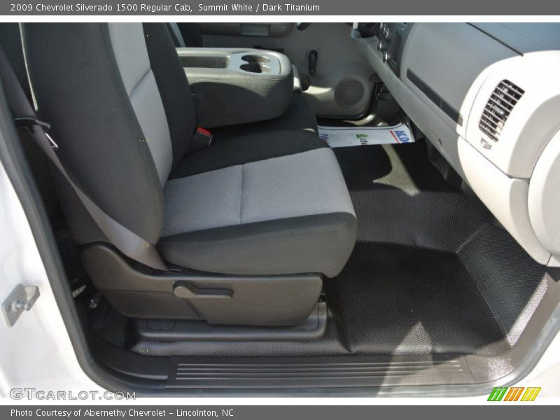 Summit White / Dark Titanium 2009 Chevrolet Silverado 1500 Regular Cab